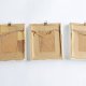 3x obrazy malowane tryptyk drewniane ramki obrazki vintage