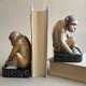 Vintage Monkey Bookends  ❤ Wyjatkowe podpórki do książek