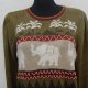 MALINA WONG -   WZORZYSTY SWETER