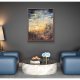 Łąka II (Meadow II - 73x60) - obraz ręcznie malowany na płótnie, do salonu, do sypialni