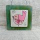Obrazek na drewnie Rose Bird