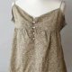 Top Vintage Khaki Cottagecore