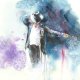 Plakat akwarela Michael Jackson