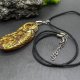 Drewniany wisiorek - ręcznie wypalany naszyjnik z drewna - Anioł Stróż - dla Niej, Dla Niego, biżuteria handmade,Dzień Matki