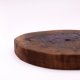 Drewniana ręcznie wypalana podkładka pod kubek “FLAMING" - prezent handmade, upominek, rękodzieło,
