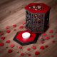 ŚWIECZNIK TEA LIGHT PODŚWIETLANE SERCA