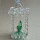 Italy Art glass-  Green birds in a cage ❤❤ Ręcznie wykonana figurka