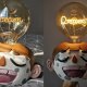 Lampka na stolik nocny, lampa głowa artystyczna dla dzieci i dorosłych, jak ceramiczna