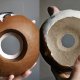 Lampka na stolik nocny, lampa głowa artystyczna dla dzieci i dorosłych, jak ceramiczna