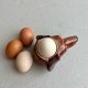 Wyjątkowy design! Pottery Dachshund Egg Cup ❀ڿڰۣ❀ Jamnik ❀ڿڰۣ❀ Quail