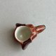 Wyjątkowy design! Pottery Dachshund Egg Cup ❀ڿڰۣ❀ Jamnik ❀ڿڰۣ❀ Quail
