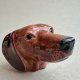 Wyjątkowy design! Pottery Dachshund Egg Cup ❀ڿڰۣ❀ Jamnik ❀ڿڰۣ❀ Quail