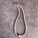 Naszyjnik Choker Grzybek  z kremowego jaspisu