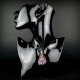Wisiorek wire wrapping z ametystem