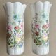 Aynsley Wild Tudor - Para wazonów ❤ Delikatna porcelana i kwiatowe zdobienie
