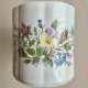 Aynsley Wild Tudor - Mała doniczka/pojemnik ❤ Delikatna porcelana i kwiatowe zdobienie