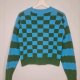Zara sweter w stylu Vintage muchomor kolorowy