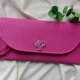 Torebka kopertówka fuksja mocny róż, soutache sutasz, torebka ręcznie robiona boho fuksja, fuksja torebka, wieczorowa torebka, różowa torebka