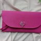 Torebka kopertówka fuksja mocny róż, soutache sutasz, torebka ręcznie robiona boho fuksja, fuksja torebka, wieczorowa torebka, różowa torebka