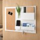 Organizer - 63x45 cm, drewniany, na ścianę