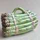 Art Pottery ❤  Portugal Majolica Asparagus - Bordallo Pinheiro ❤ Teryna
