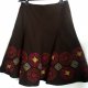 VERO MODA* - HAFTOWANA SPÓDNICA