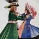 Talerz dekoracyjny Kujawiak, porcelana Wawel