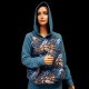 Bluza damska z kapturem. Mega print