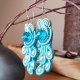 PAWIE - KOLCZYKI SOUTACHE OD PROJEKTANTKI