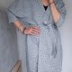 Żakardowe kimono, płaszczyk, panterka, nietoperz, pasek