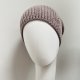 Czapka beanie z wywinięciem uniwersalna ręcznie robiona
