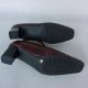 Lorene vintage skórzane czółenka skóra bordo 35 22,5 cm