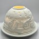 Litophane - Kocie scenki  ❤ Light Glow Candle Shade  ❤ Lampion z delikatnej biskwitowej porcelany  ❤ Nowy