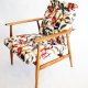Fotel Lisek vintage, retro, PRL odnowiony