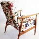Fotel Lisek vintage, retro, PRL odnowiony