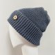 Czapka całoroczna beanie z wywinięciem uniwersalna bawełniana