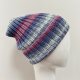 Kolorowa czapka przejściowa beanie z wywinięciem cienka 100% bawełna