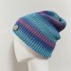 Kolorowa czapka przejściowa beanie z wywinięciem cienka 100% bawełna