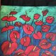 Autorska limitowana seria - anturium flowers- duża torba -SHOPPER BAG- Cotton - 42x48