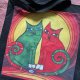 Autorska limitowana seria - cats lovers - duża torba -SHOPPER BAG- Cotton - 42x48