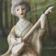 Miss Japan ręcznie malowana porcelanowa figurka