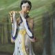 Miss Japan precyzyjnie ręcznie malowana porcelanowa figurka