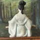 Miss Japan ręcznie malowana porcelanowa figurka