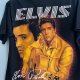 Vintage Elvis Presley T-shirt piękna koszulka Duży nadruk obustronny