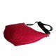 Torebka damska pikowana Hobo velvet bordo T01-H001