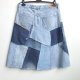 patchworkowa spódnica jeans r. 46
