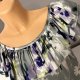 Bluzka z falbanką Dorothy Perkins r. 40 L satynowa kwiatowy print