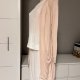 Sweter kardigan narzutka Kaffe r.L 40 pudrowy nude łososiowy różowy bawełna wiskoza przewiewny