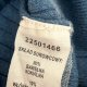 Bluzka vintage niebieska bawełniana dekolt V