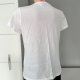 Neo noir M 38 biała bluzka T-shirt z napisem NO IR 100% bawełna